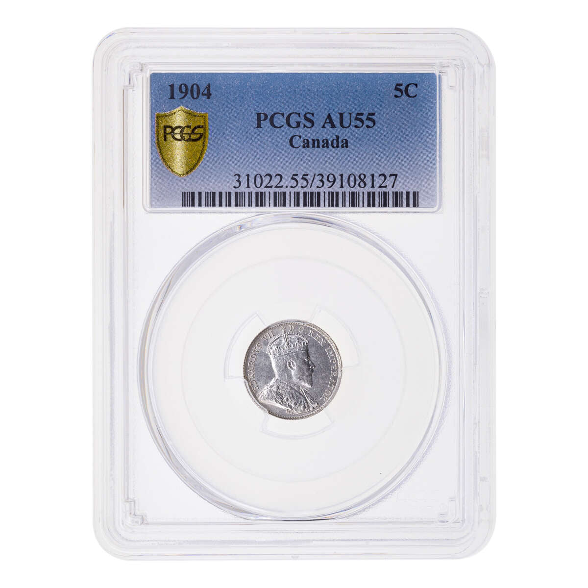 5 cent 1904  PCGS AU-55