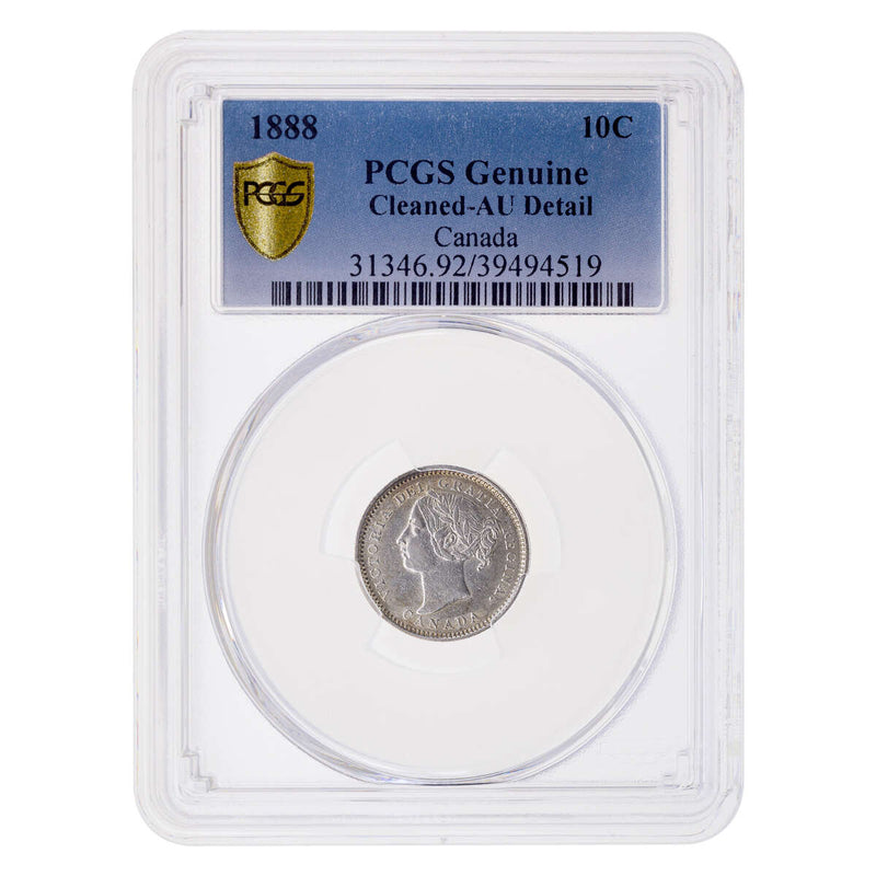 10 cent 1888  PCGS AU-50