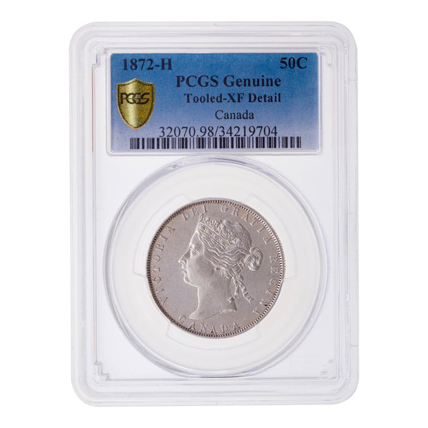 50 cent 1872-H  PCGS EF-40