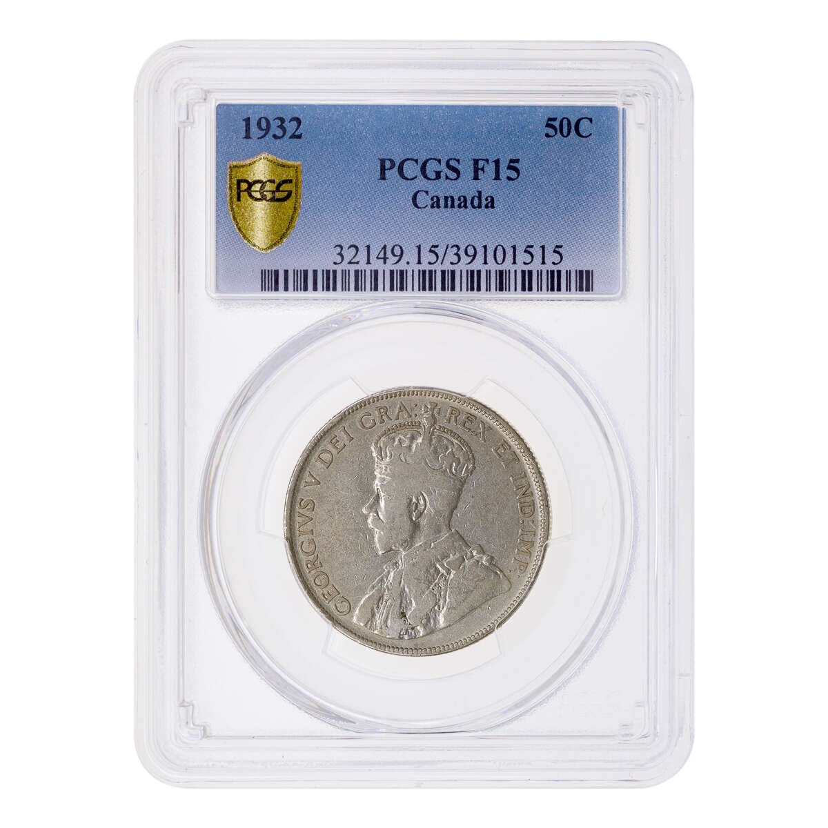 50 cent 1932  PCGS F-15