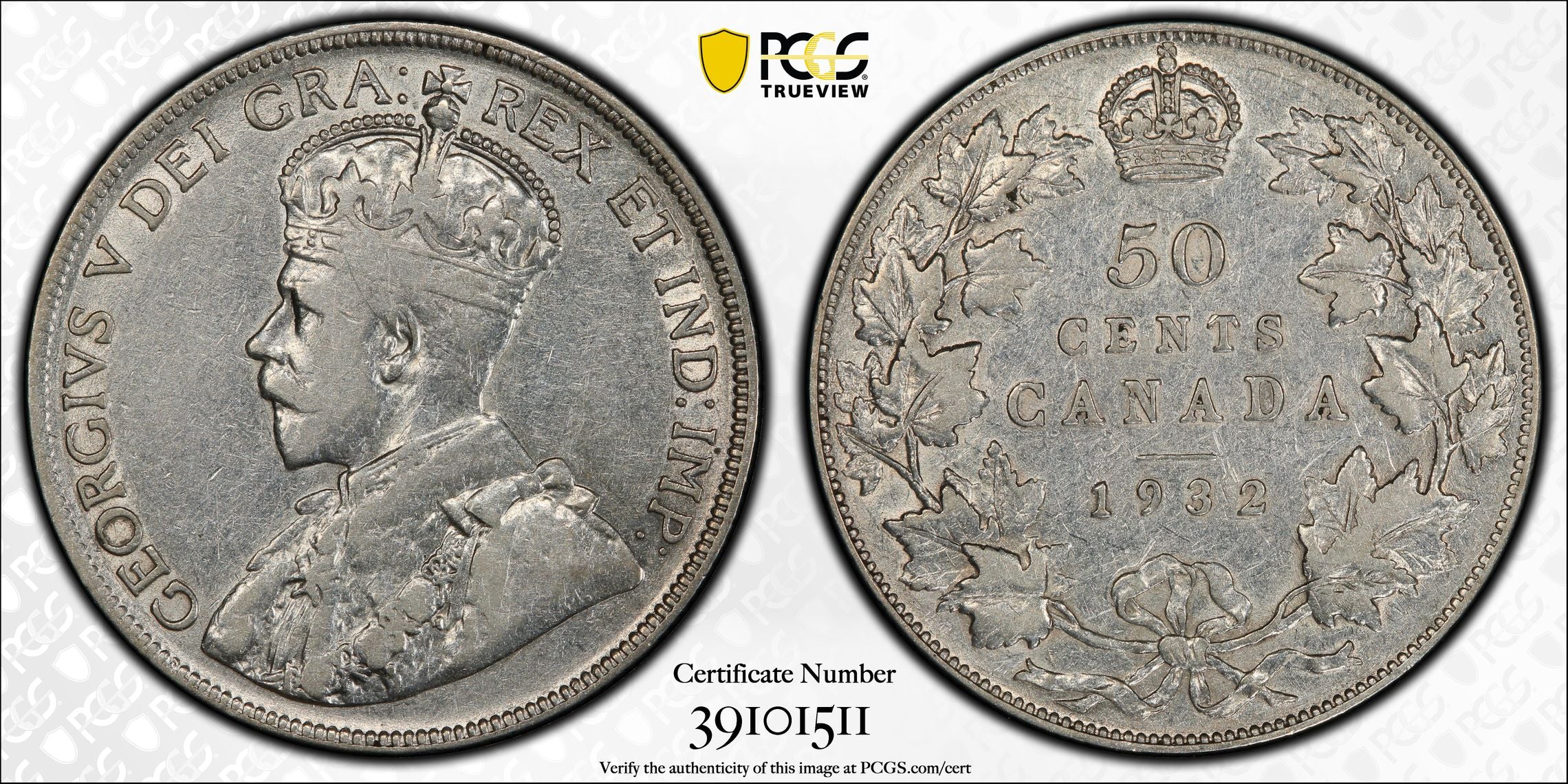 50 cent 1932  PCGS VF-35