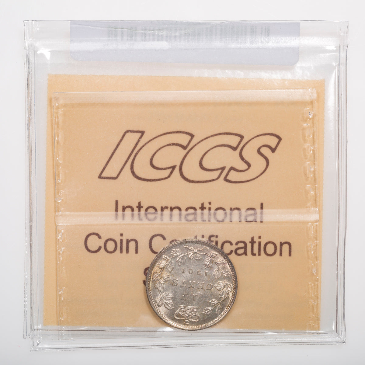 10 Cent 1901 ICCS MS-62