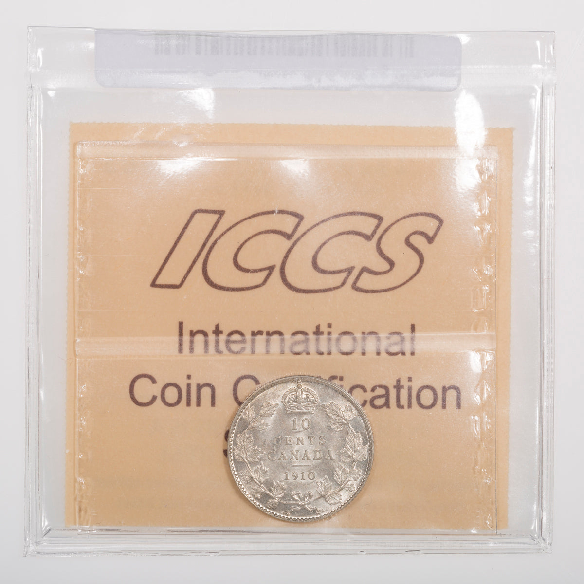 10 Cent 1910 ICCS MS-63