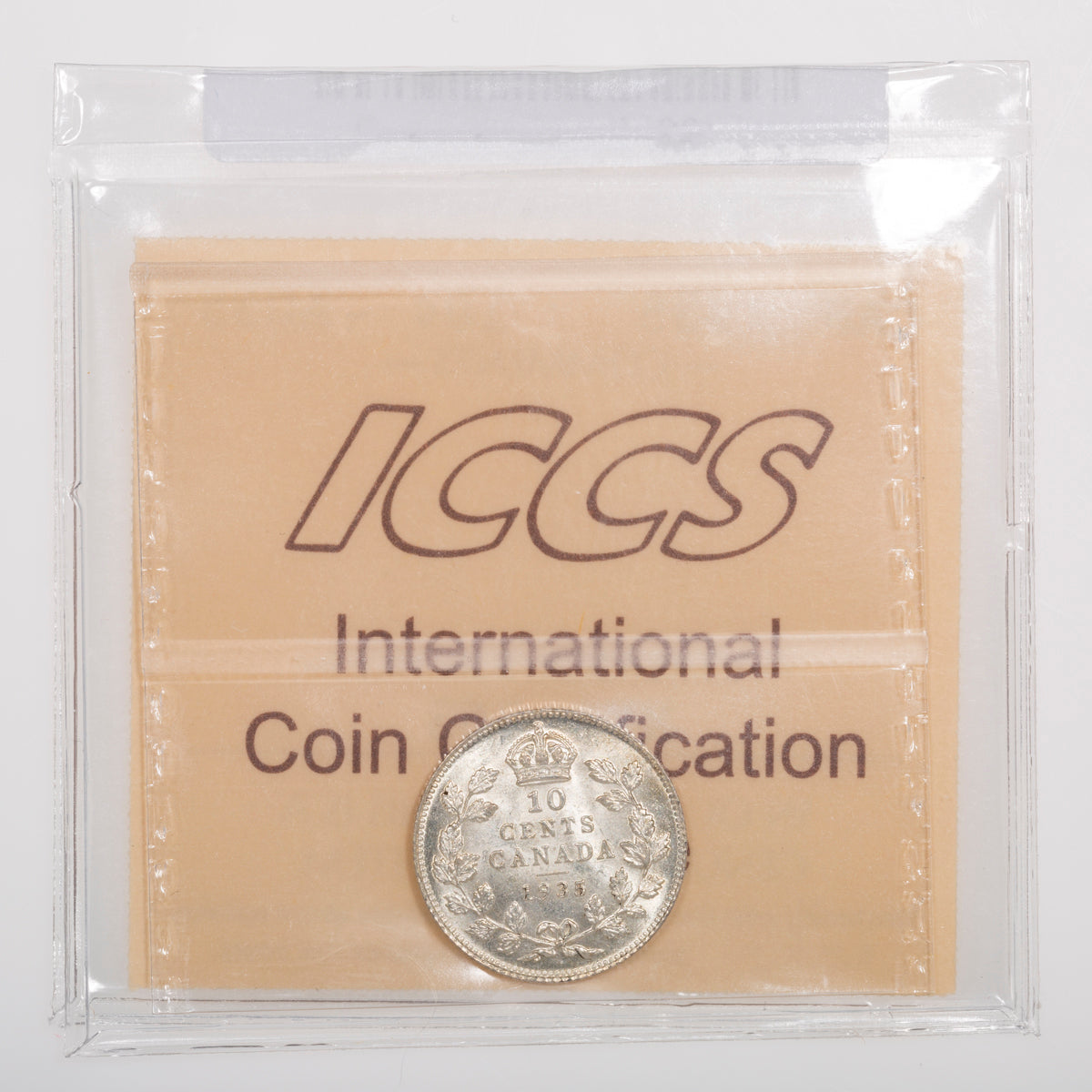 10 Cent 1935 ICCS AU-55