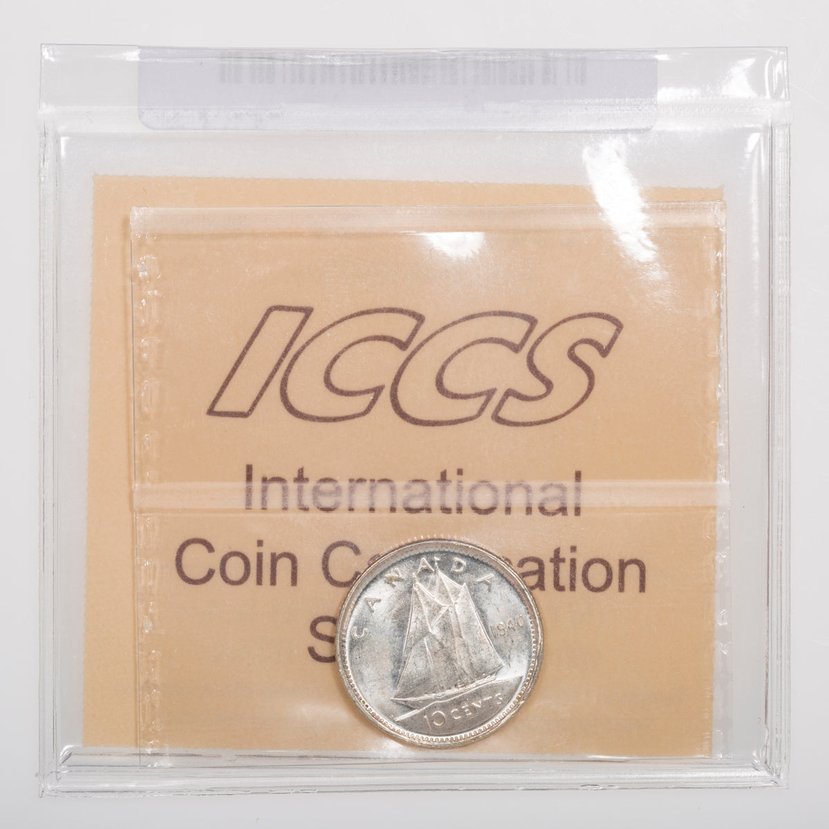 10 Cent 1940 ICCS MS-63