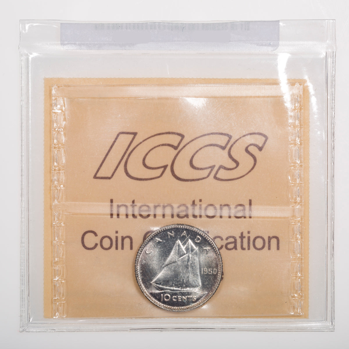 10 Cent 1950 ICCS MS-64