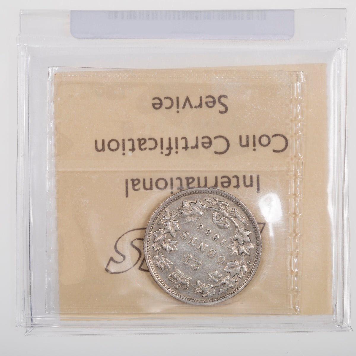 25 Cent 1886 6/7 (3) Obverse 5 LBE ICCS VF-30