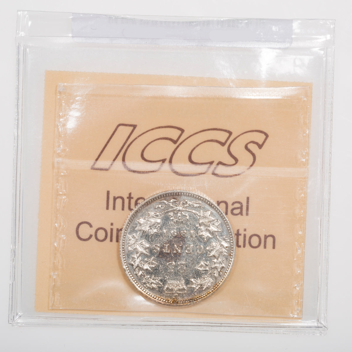 25 Cent 1891 ICCS VF-30