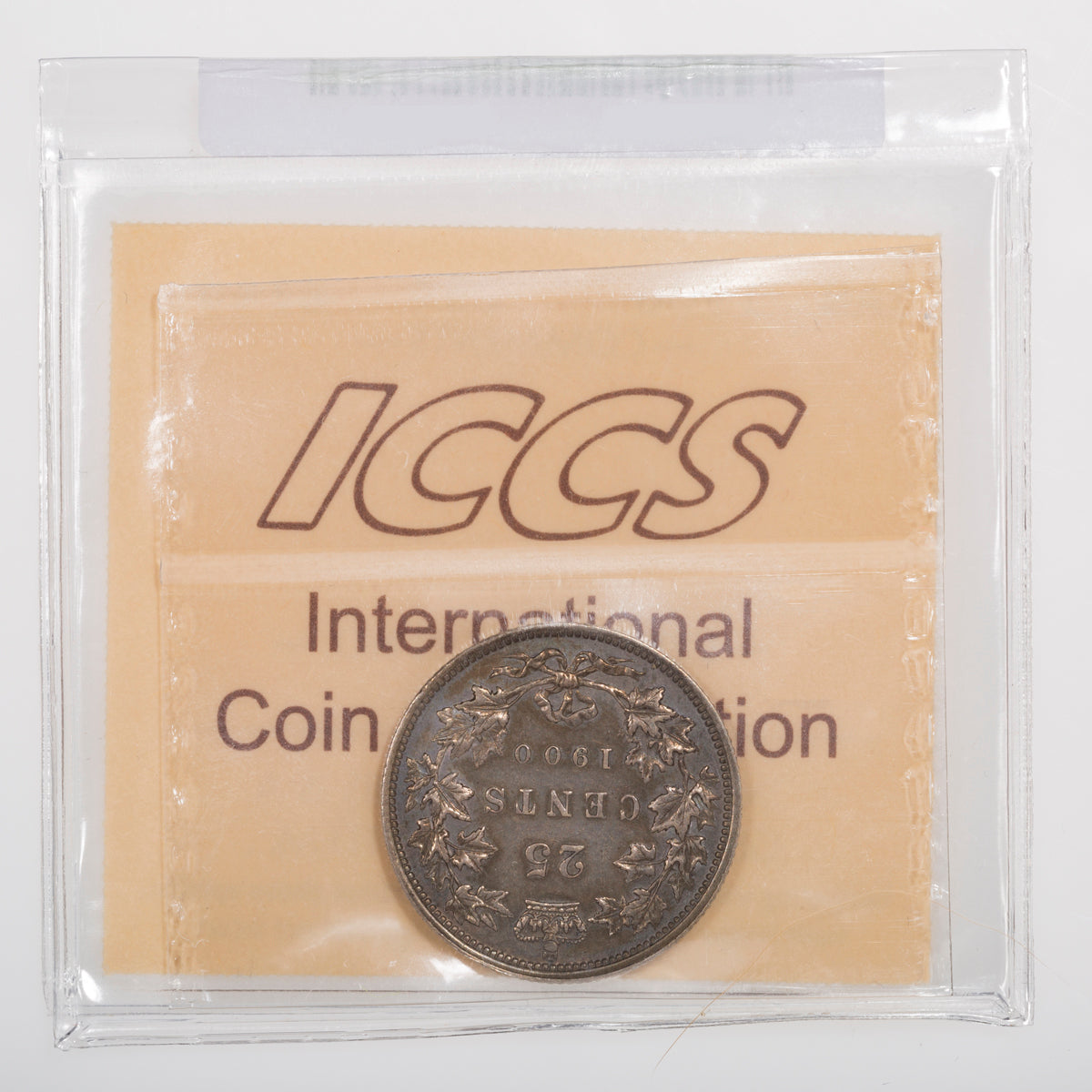 25 Cent 1900 ICCS EF-40