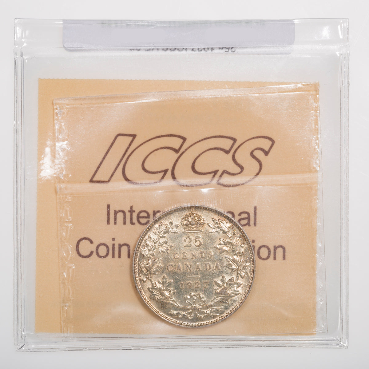 25 Cent 1927 ICCS VF-30