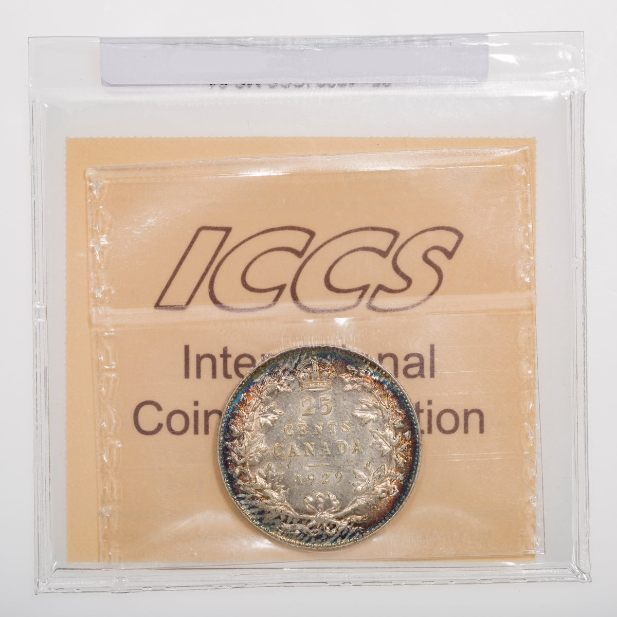 25 Cent 1929 ICCS MS-64