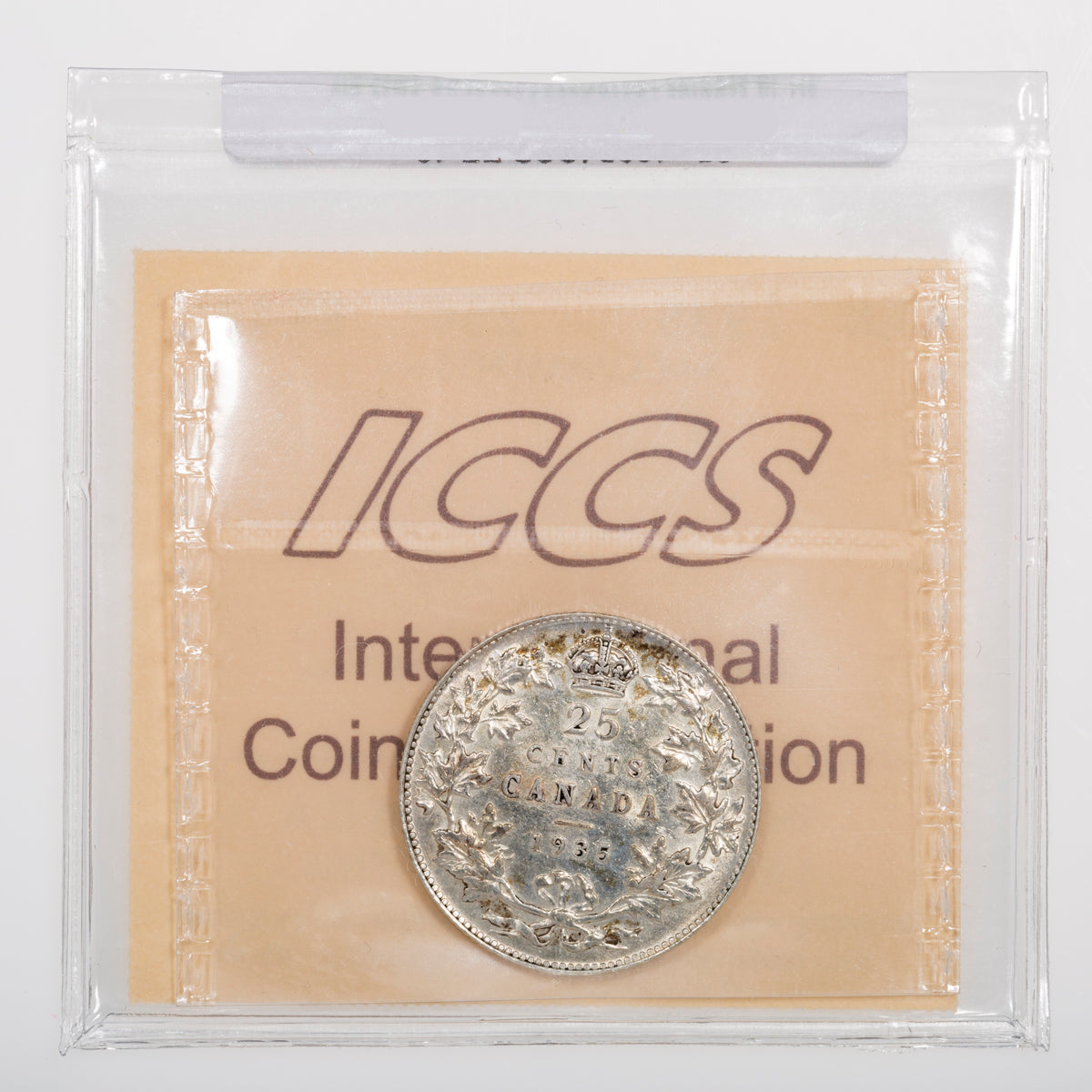 25 Cent 1935 ICCS EF-40