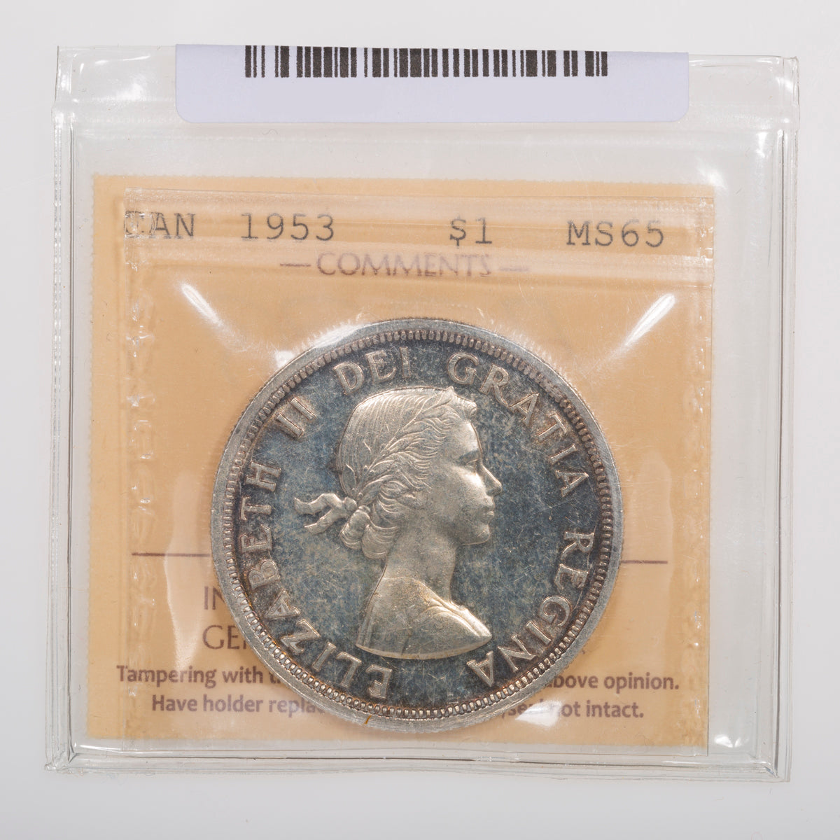 $1 1953 SF ICCS MS-65