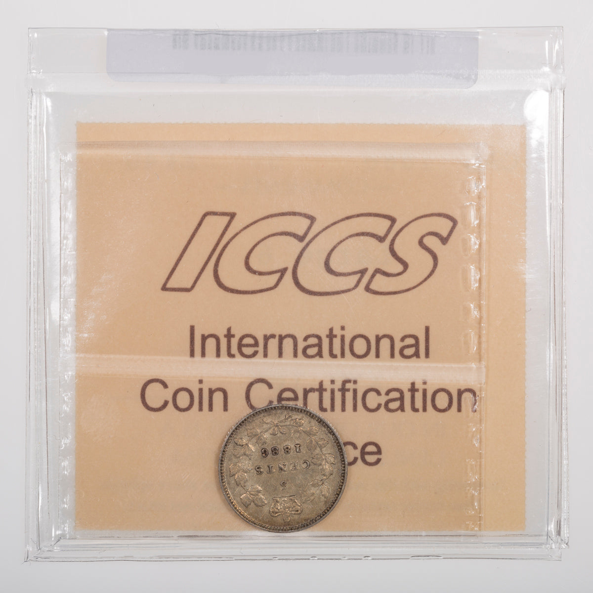 5 Cent 1886 Large 6 ICCS EF-40