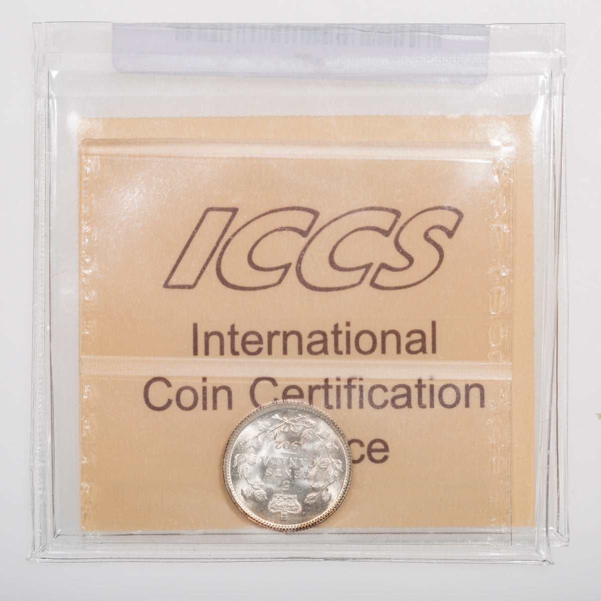 5 Cent 1902 ICCS MS-66