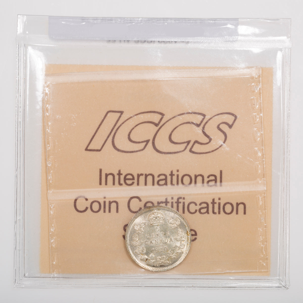 5 Cent 1920 ICCS AU-55