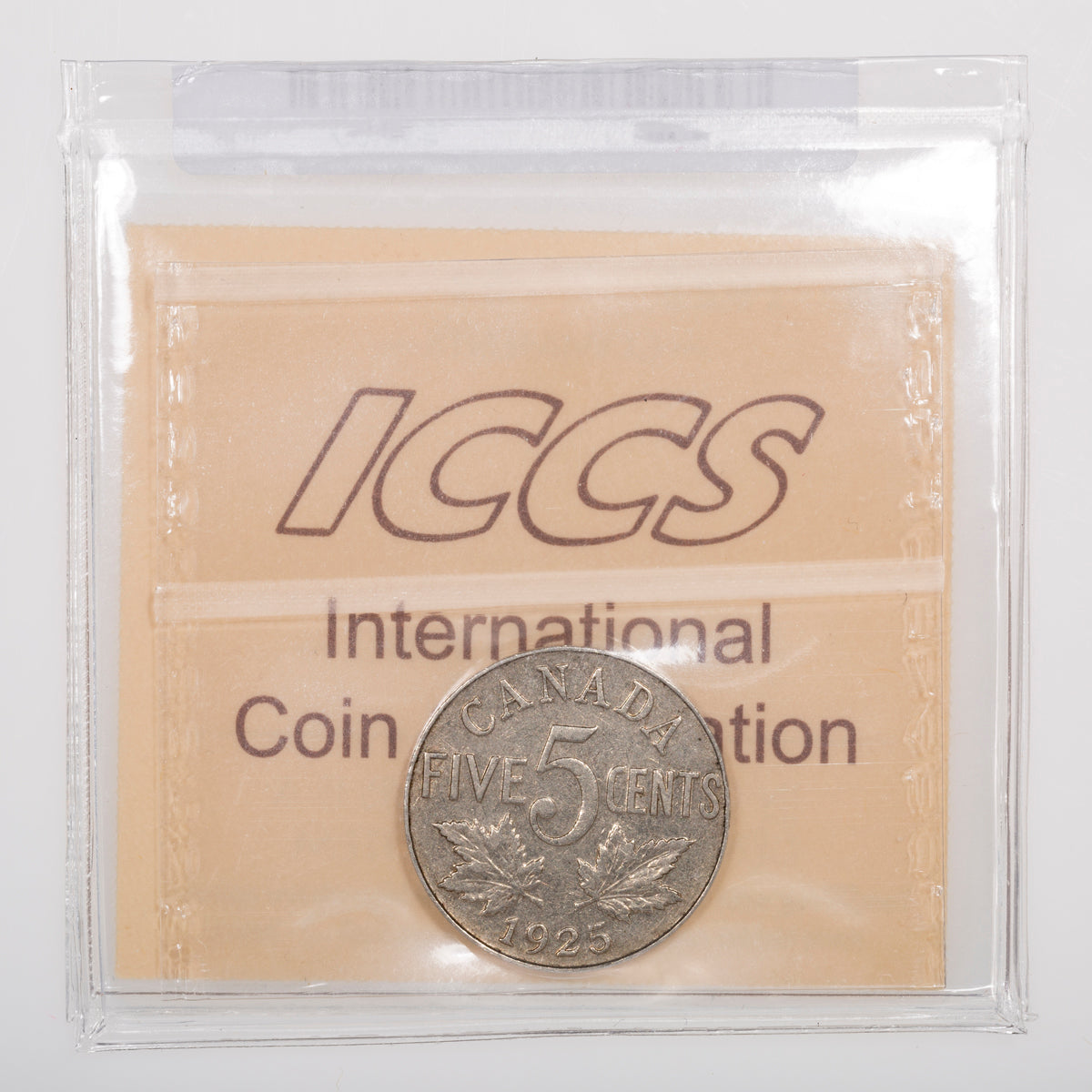 5 Cent 1925 ICCS VF-20