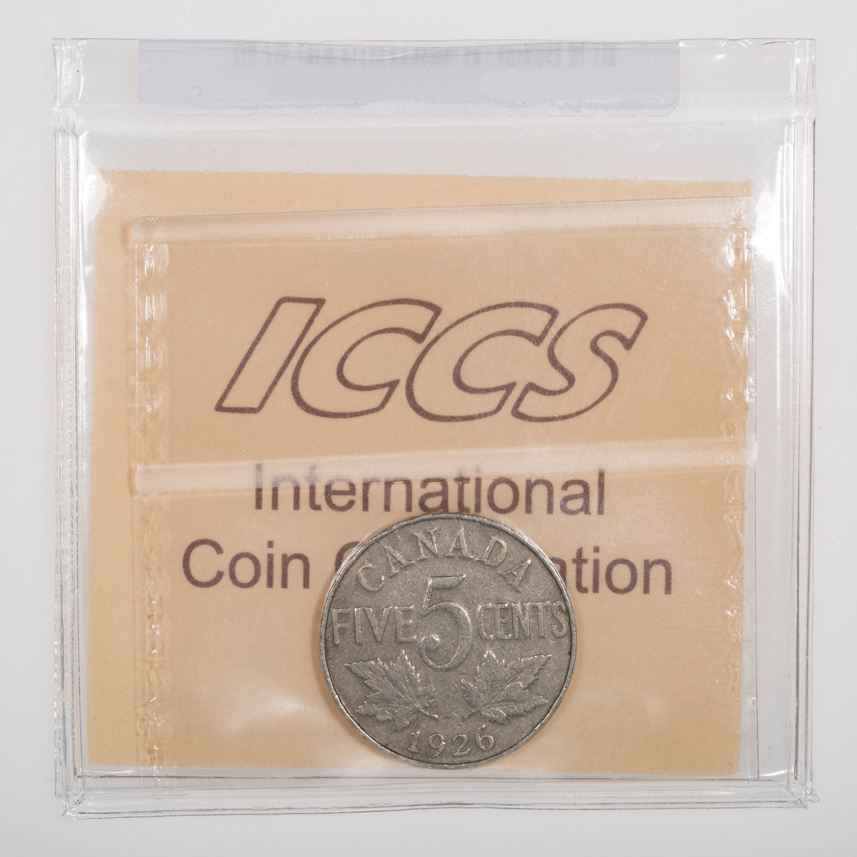 5 Cent 1926 Far 6 ICCS F-12