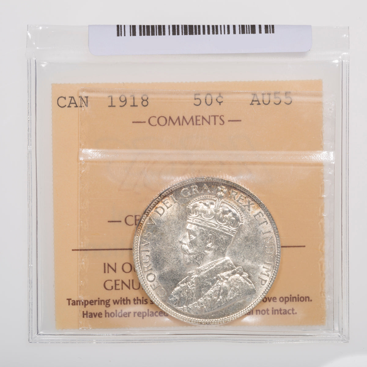 50 Cent 1918 ICCS AU-55