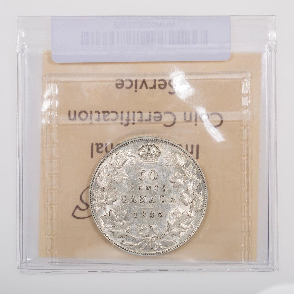 50 Cent 1932 ICCS EF-40