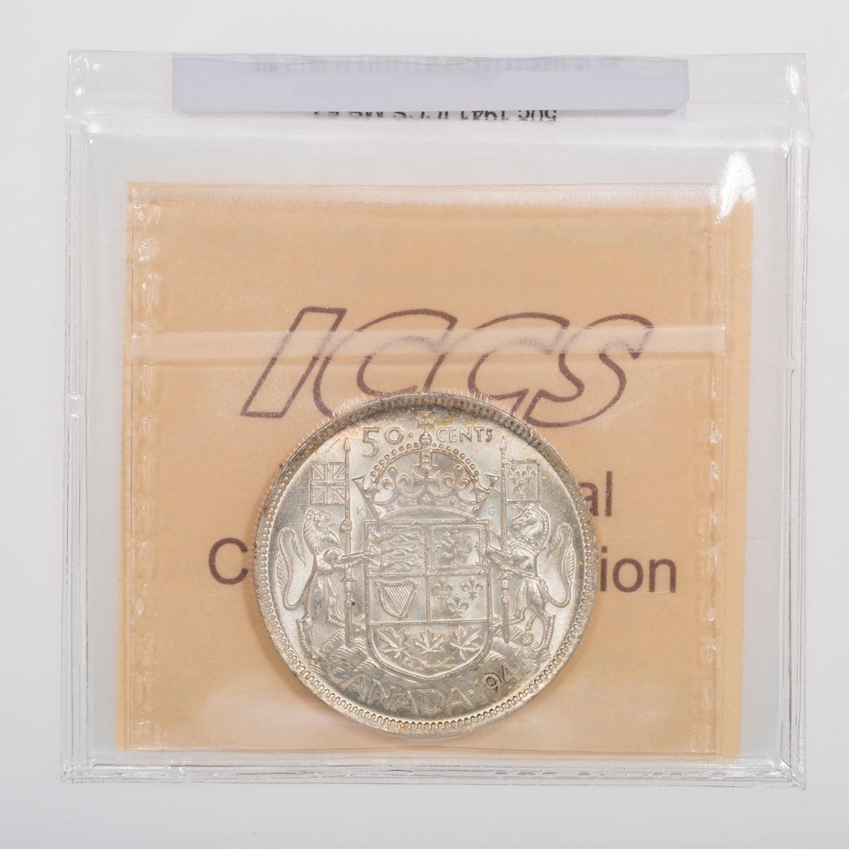 50 Cent 1941 ICCS MS-63