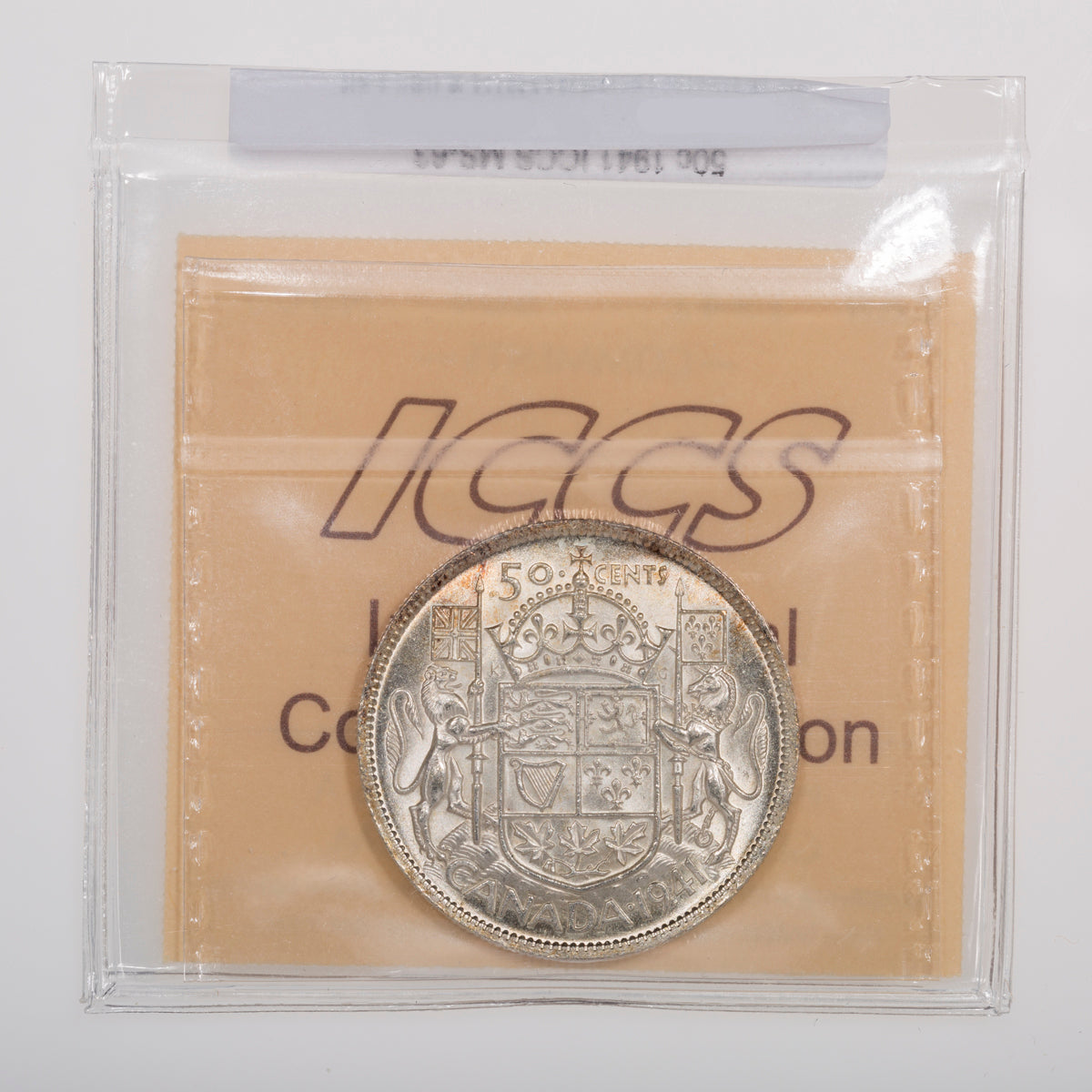 50 Cent 1941 ICCS MS-63