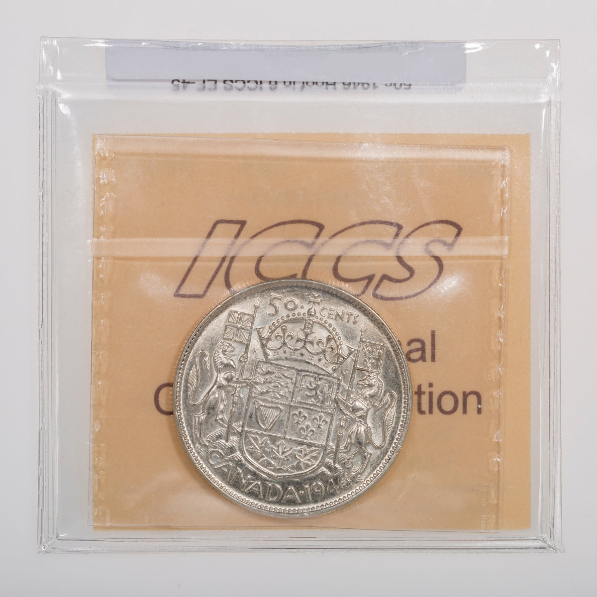 50 Cent 1946 Hoof in 6 ICCS EF-45