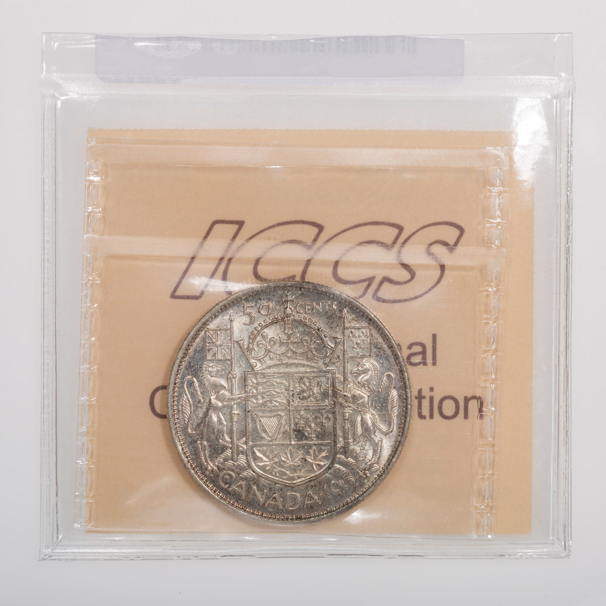 50 Cent 1954 ICCS MS-63