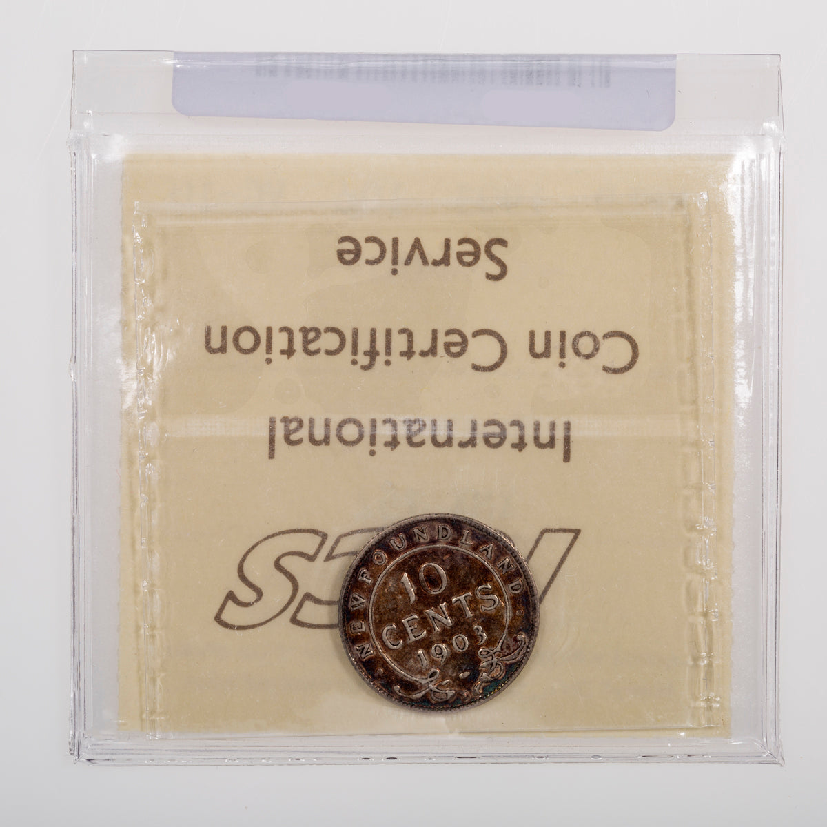 NFLD 10 Cent 1903 ICCS VG-10