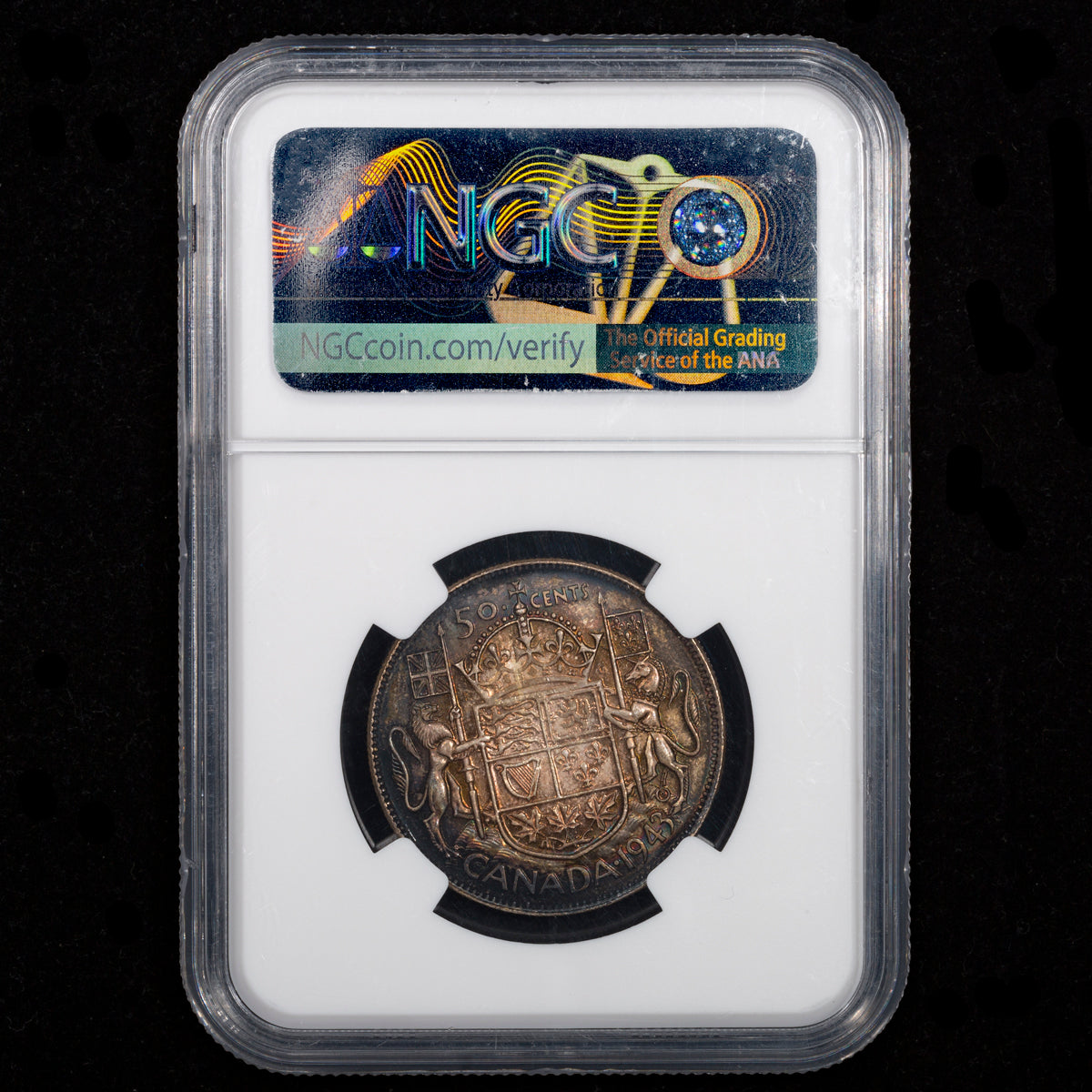 50 Cent 1943 NGC MS-62