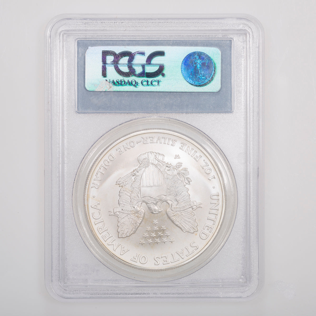 United States 1 oz Silver Eagle 2008W Reverse of 2007 PCGS MS-69