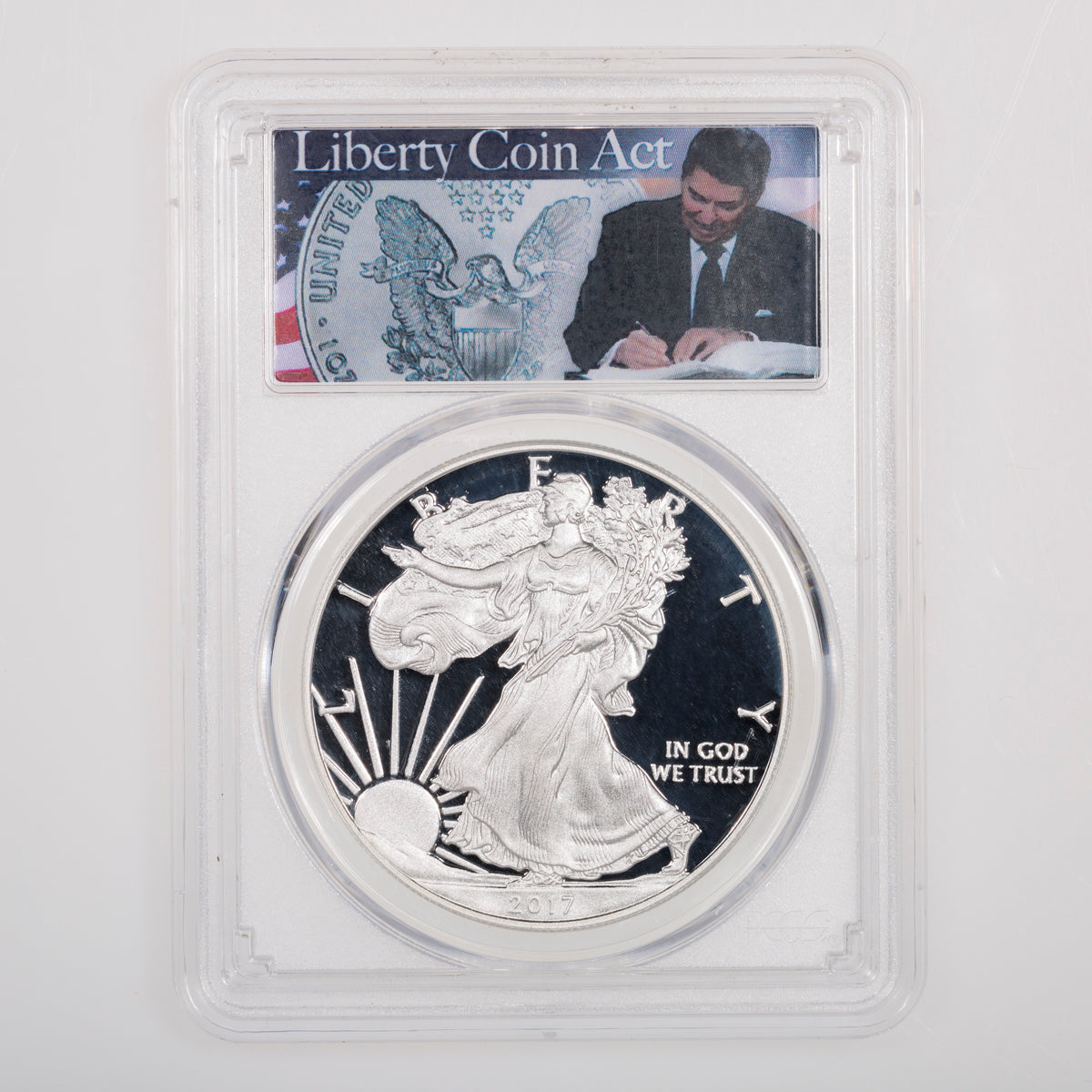 United States 1 oz Silver Eagle 2017W PCGS First Strike PR-70 DCAM