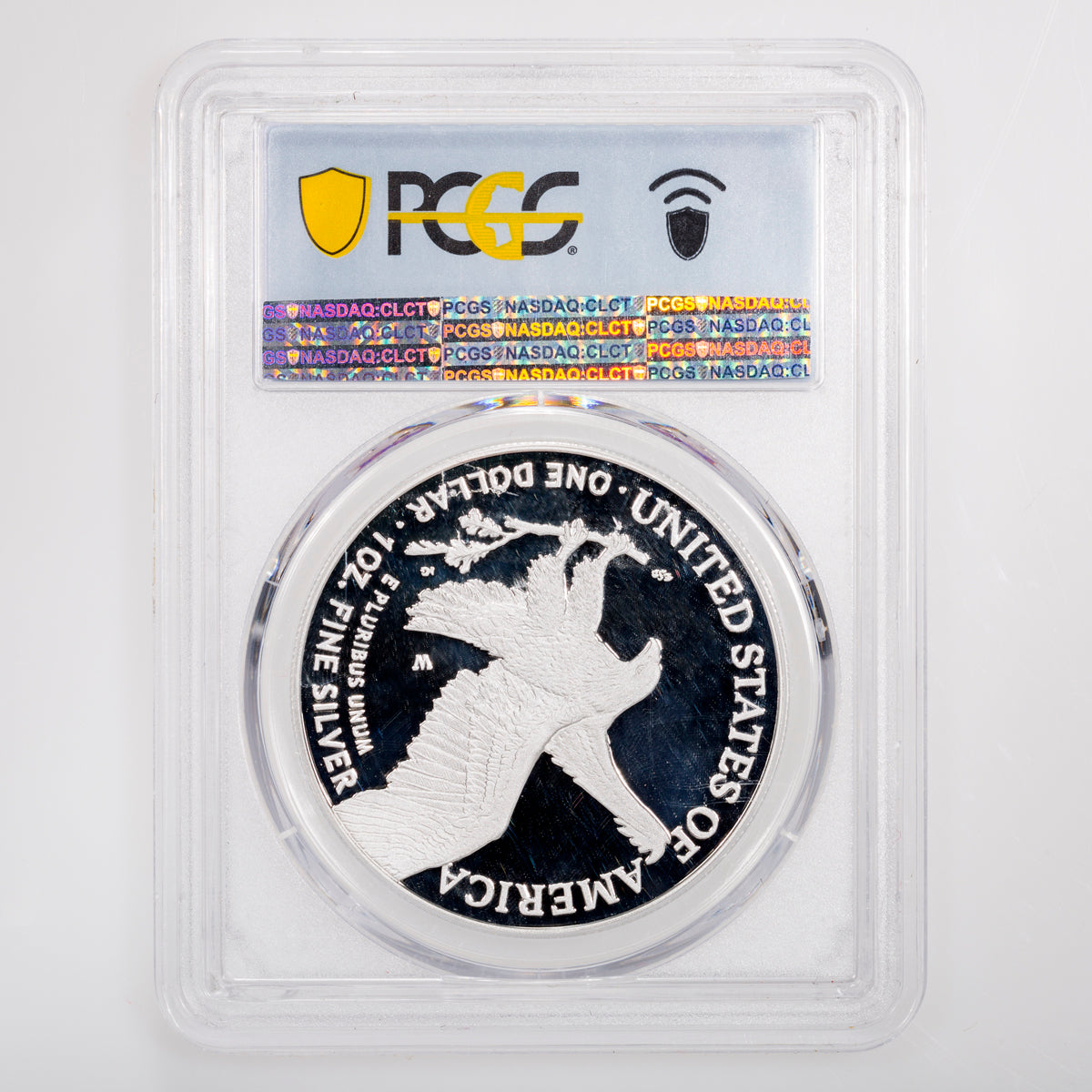 United States 1 oz Silver Eagle 2022W PCGS First Day of Issue PR-70 DCAM