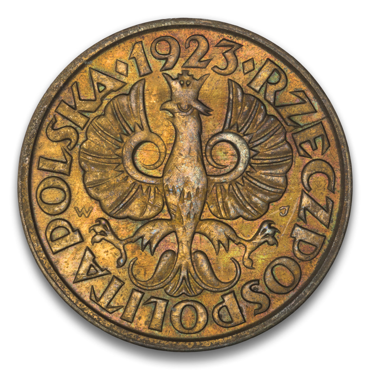 Poland Base 5 Groszy 1923