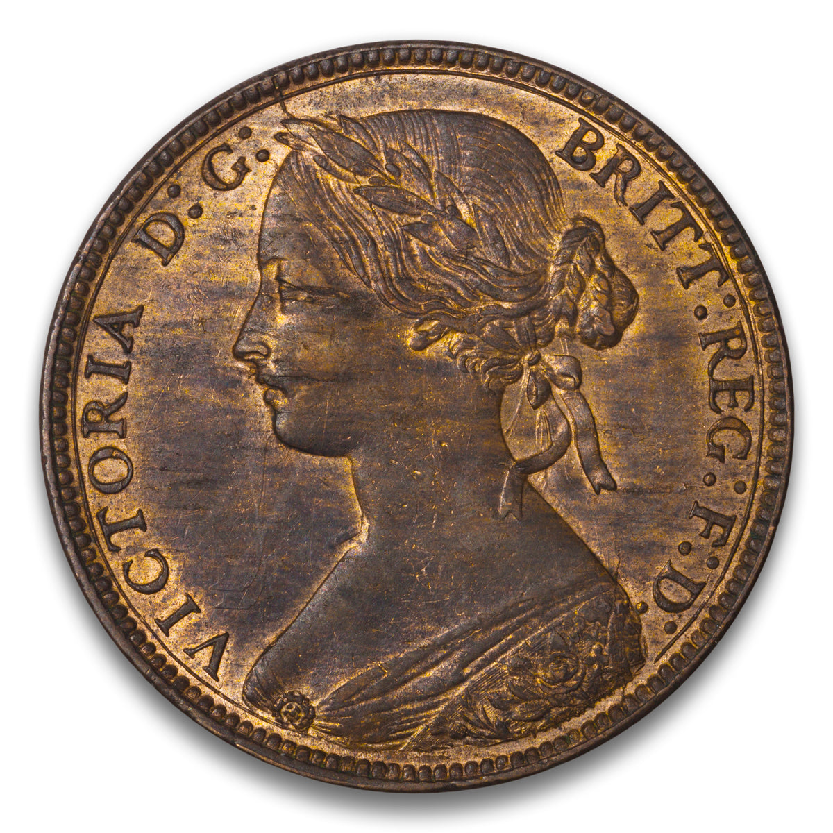 Great Britain Base 1 Penny 1860