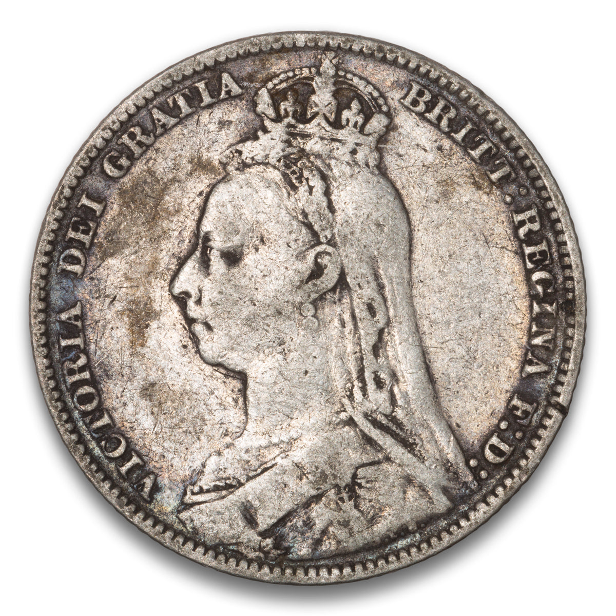 Great Britain Silver 1 Shilling 1890