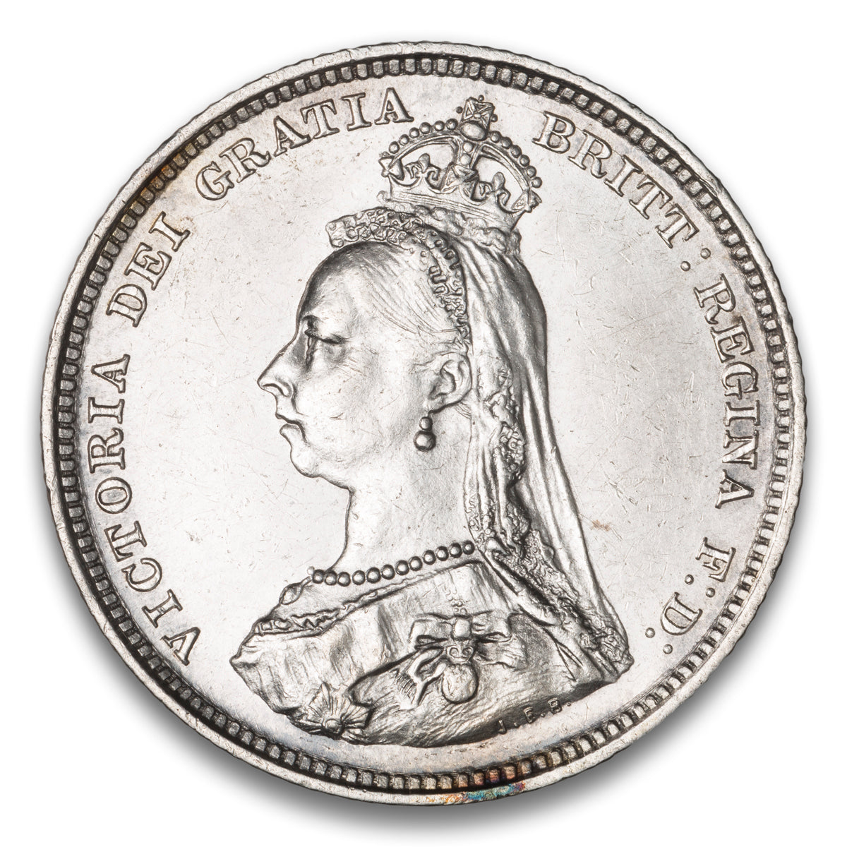 Great Britain Silver 1 Shilling 1888