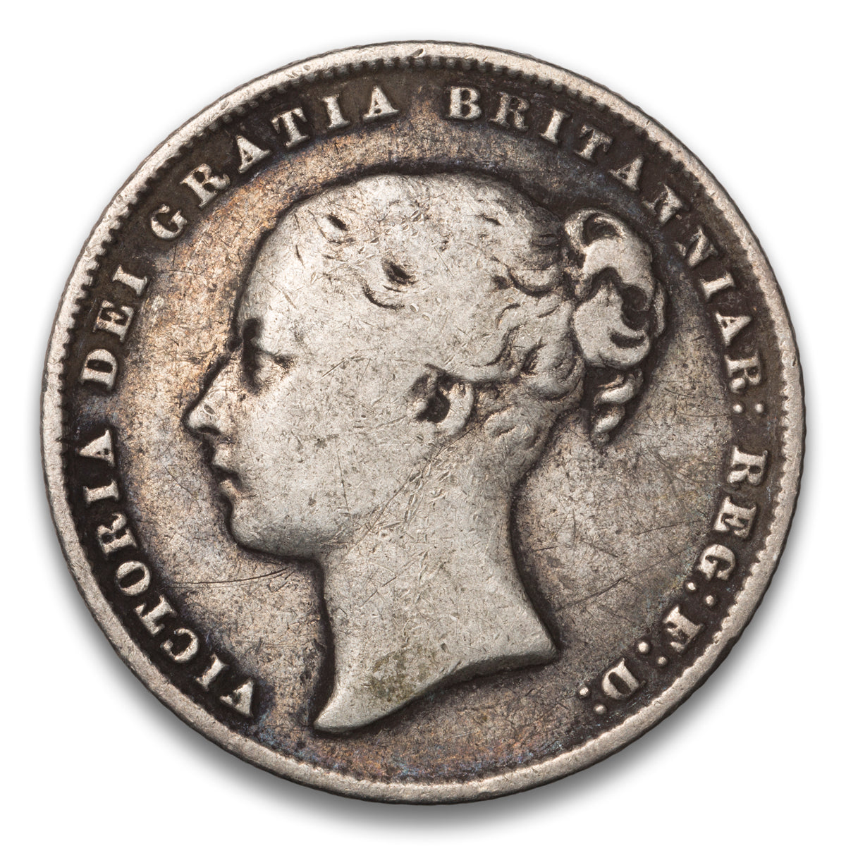 Great Britain Silver 1 Shilling 1859