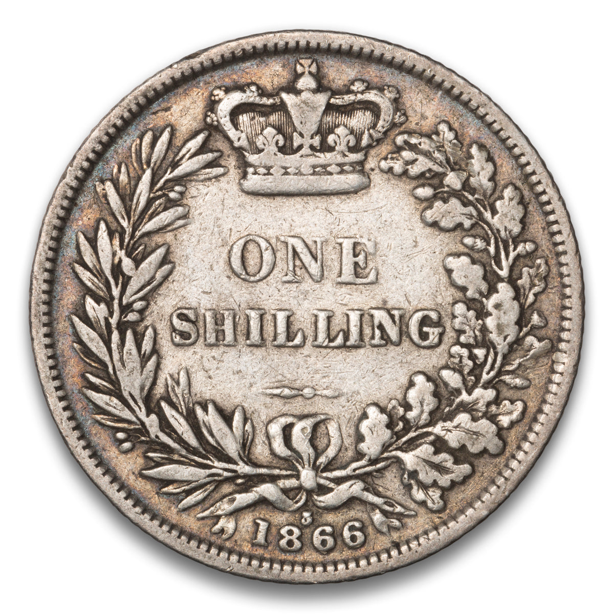 Great Britain Silver 1 Shilling 1866