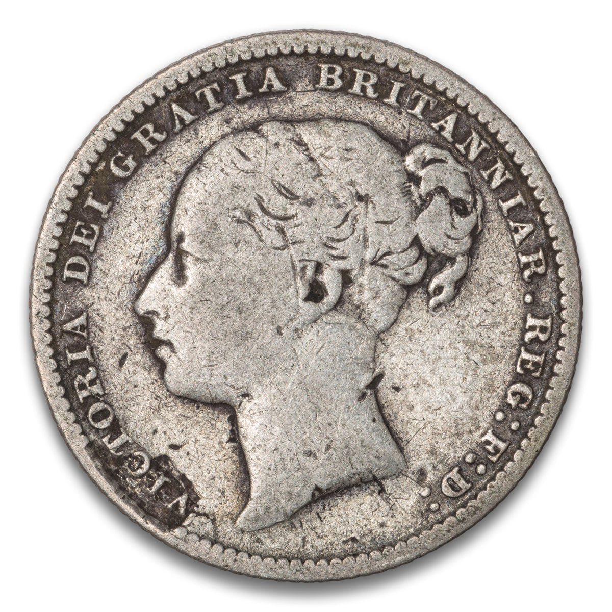 Great Britain Silver 1 Shilling 1884