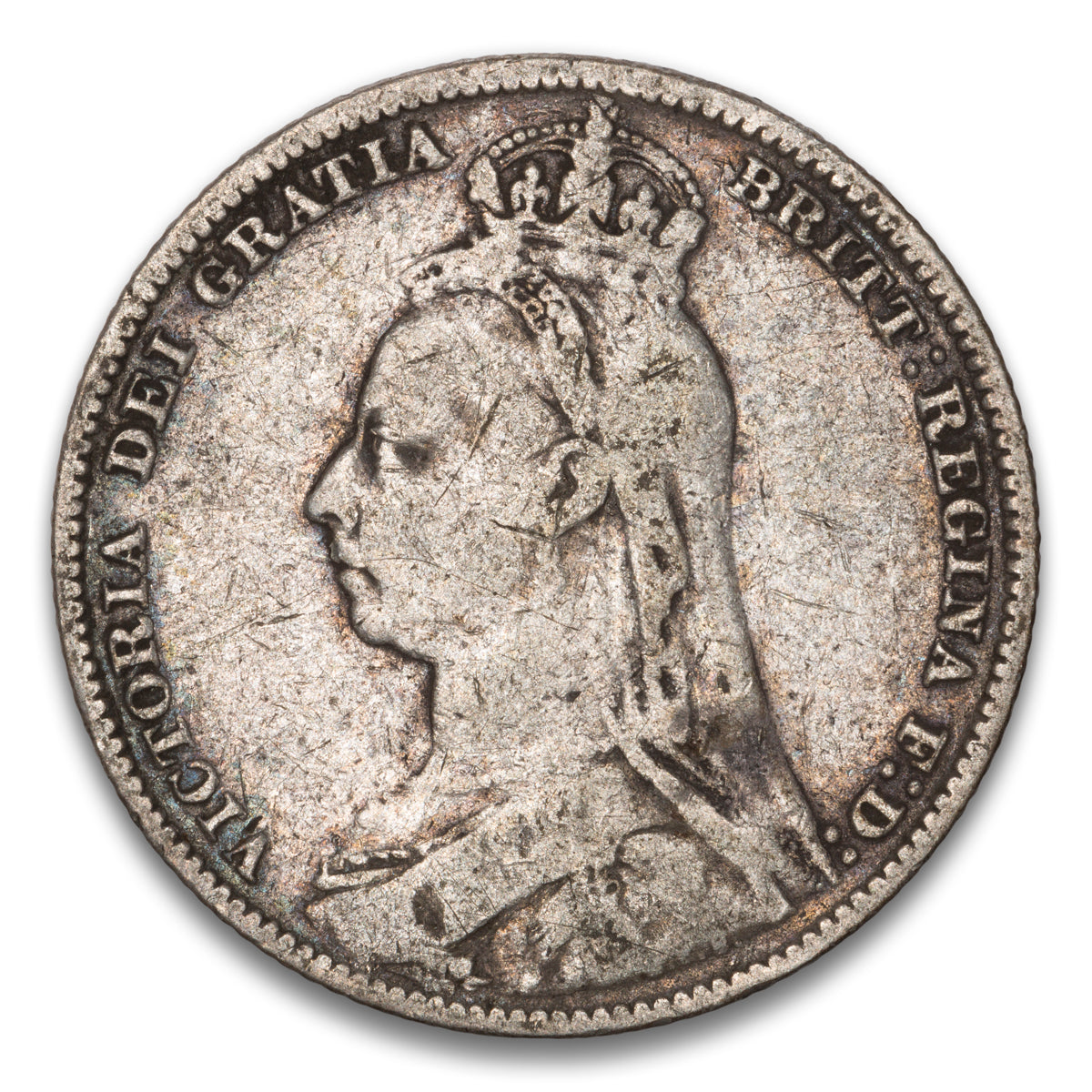 Great Britain Silver 1 Shilling 1889