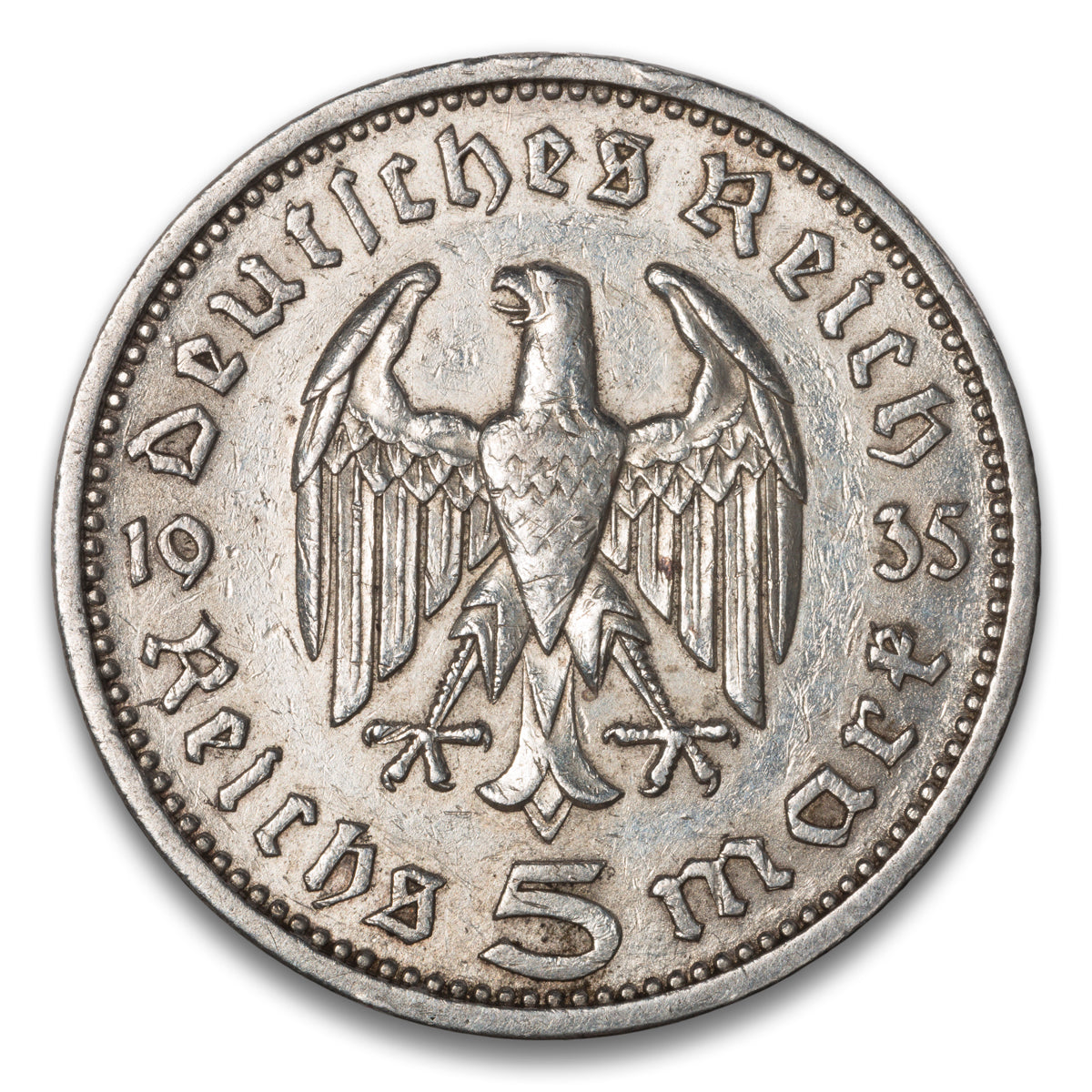 Germany Silver 5 Reichsmark 1935 A