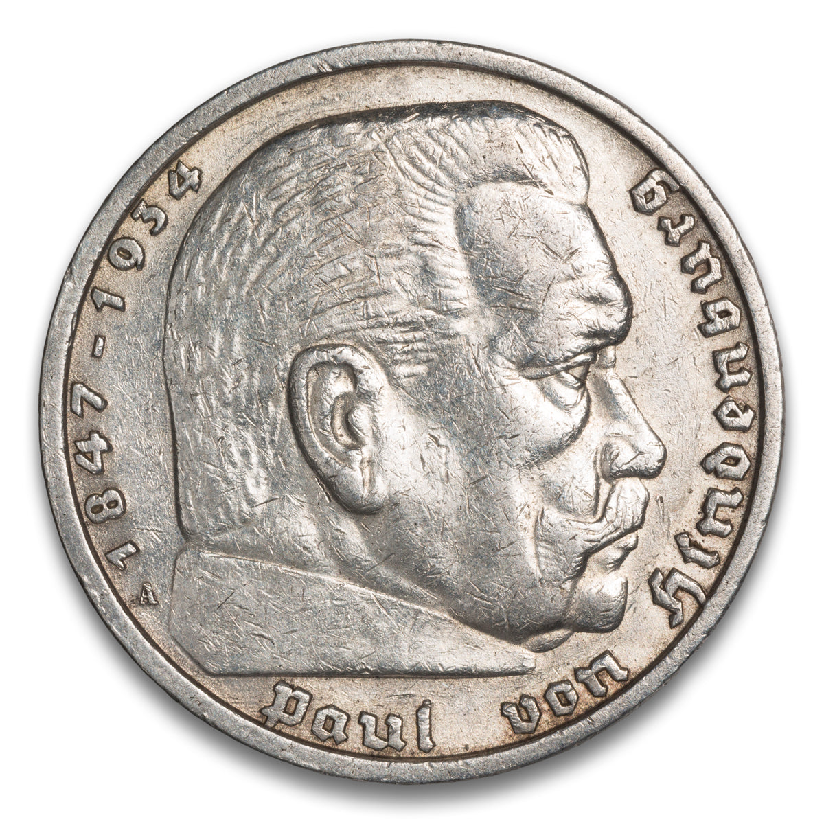 Germany Silver 5 Reichsmark 1935 A