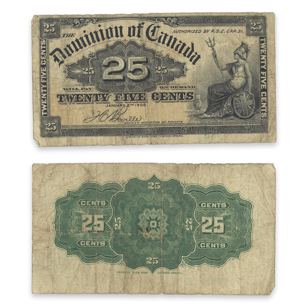 25 Cent 1900 DC-15b F-15