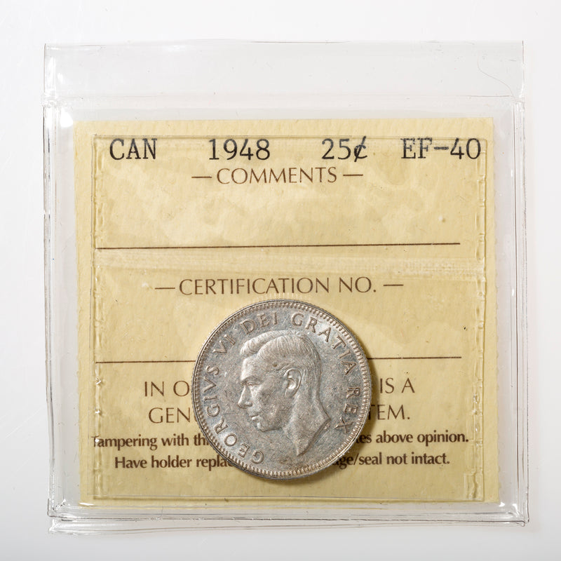25 Cent 1948 ICCS EF-40 Default Title