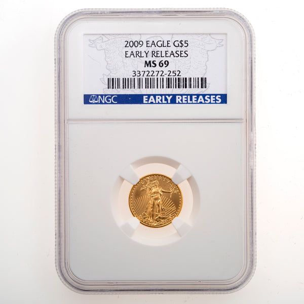 US 5 Dollar Gold 2009 Silver Eagle NGC MS-69 Default Title