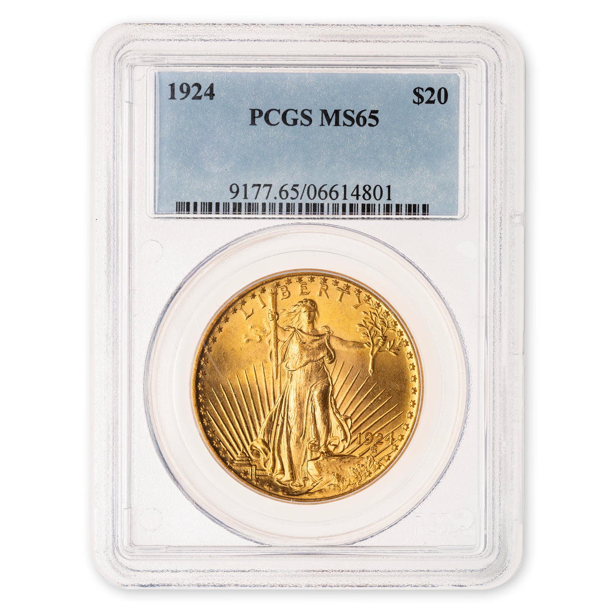 US 20 Dollars 1924 Double Eagle PCGS MS-65