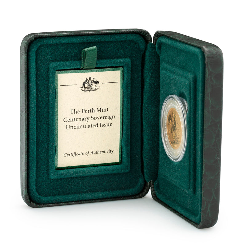 1999 $100 Perth Mint Centenary Sovereign
