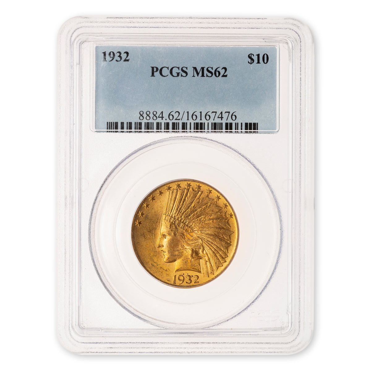 US 10 Dollars 1932 Eagle PCGS MS-62