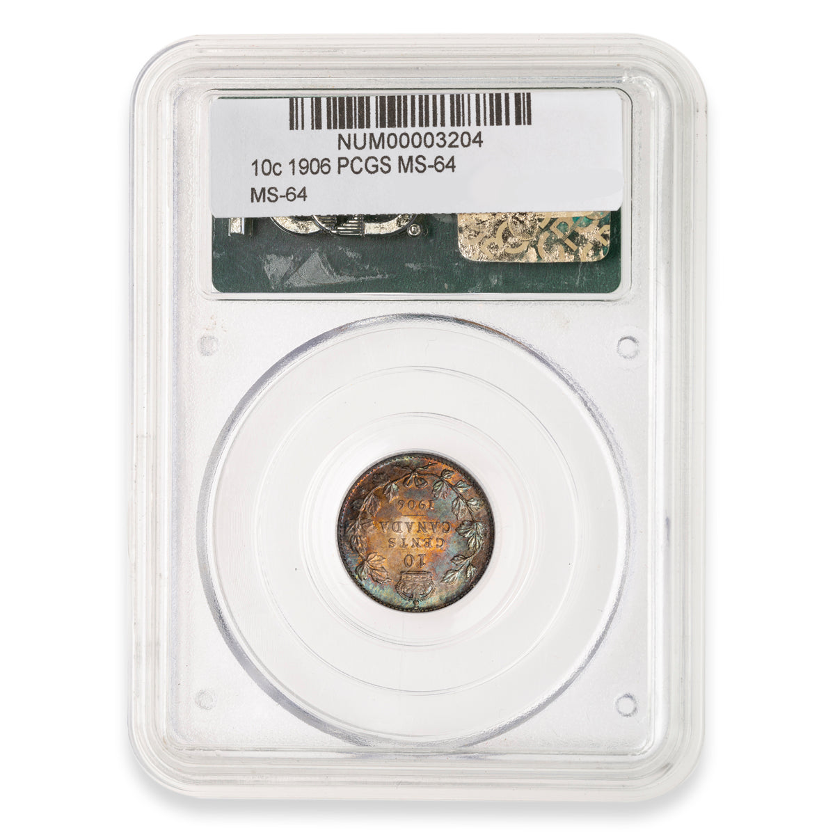 10 Cent 1906 PCGS MS-64